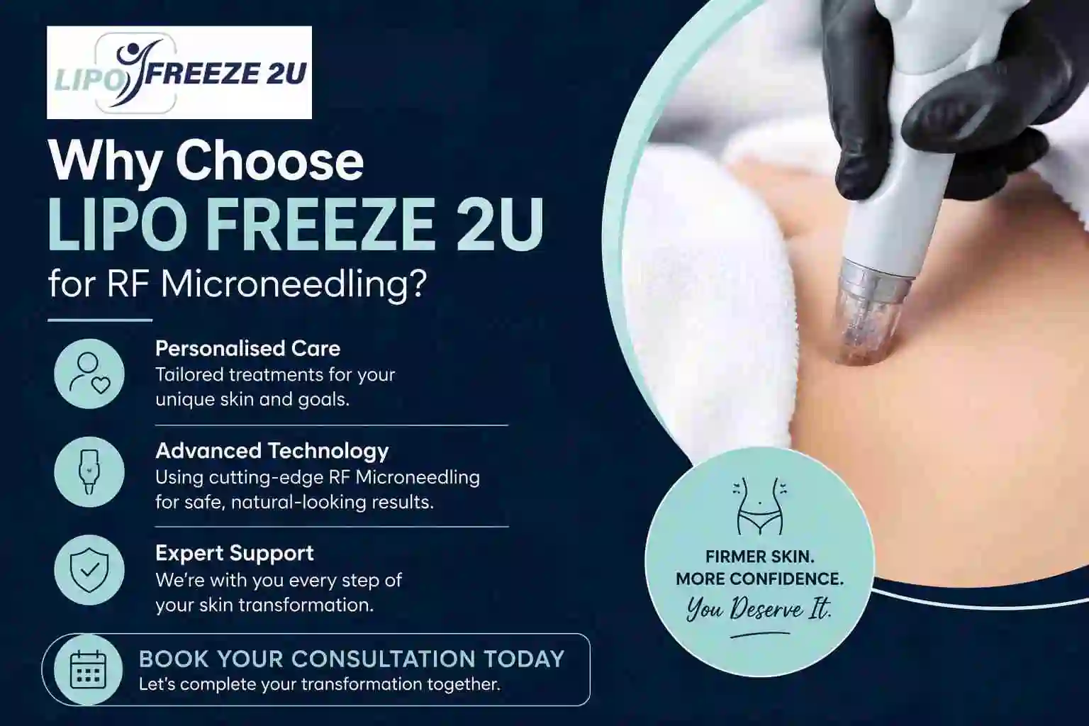 Why Choose LIPO FREEZE 2U for RF Microneedling Brentford?
